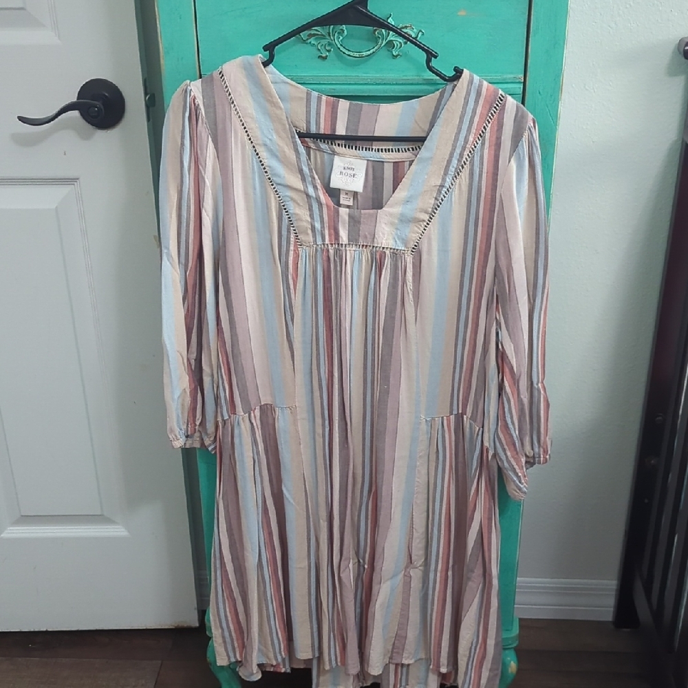 Striped Multicolor Knox Rose Dress